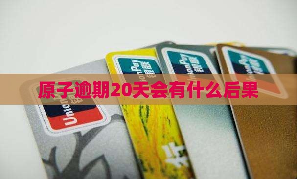原子贷逾期20天会有什么后果