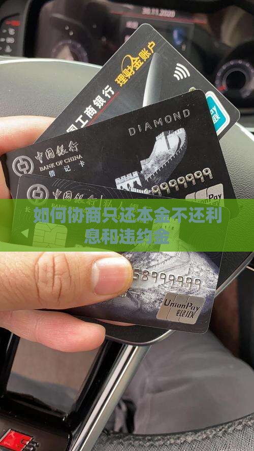 如何协商只还本金不还利息
