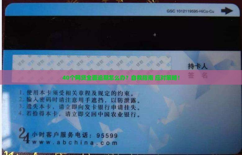 40个网贷全面逾期怎么办