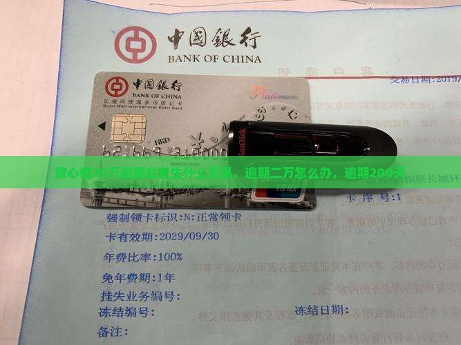 放心借20万逾期会发生什么