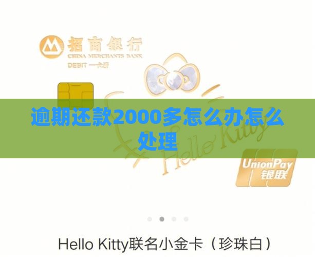 新橙优品逾期还款2000多怎么办