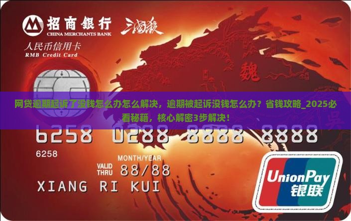 网贷逾期起诉了没钱怎么办怎么解决