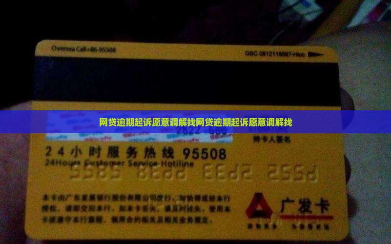 网贷逾期起诉愿意调解找