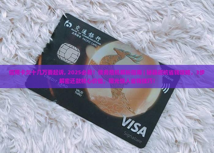 信用卡欠十几万要起诉