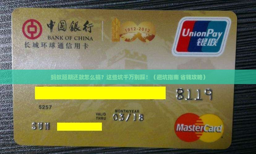 蚂蚁延期还款应该注意些什么