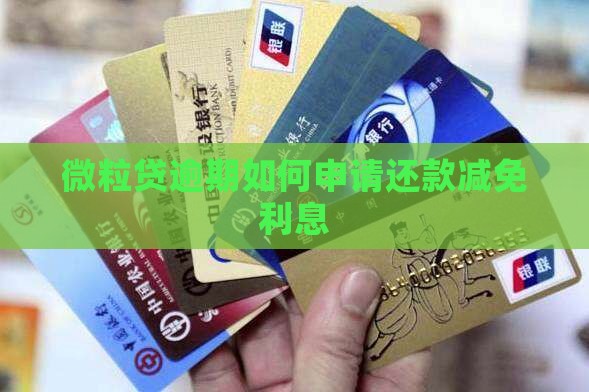 微粒贷逾期如何申请还款减免利息