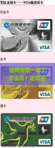 信用白条逾期一年了
