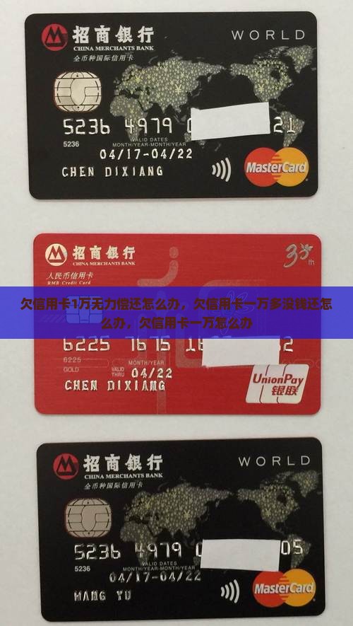 欠信用卡1万无力偿还怎么办