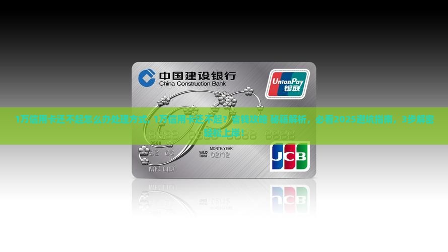 1万信用卡还不起怎么办处理方式
