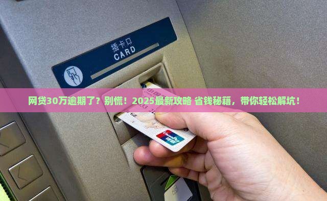 网贷30万逾期上诉怎么办