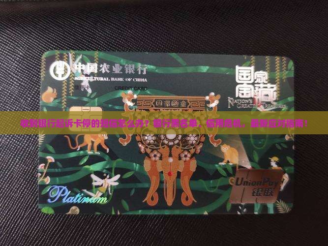 收到银行起诉卡停的短信怎么处理
