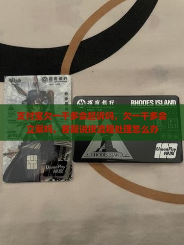 支付宝欠一千多会起诉吗