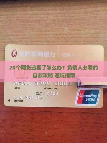 欠了多个网贷逾期如何解决