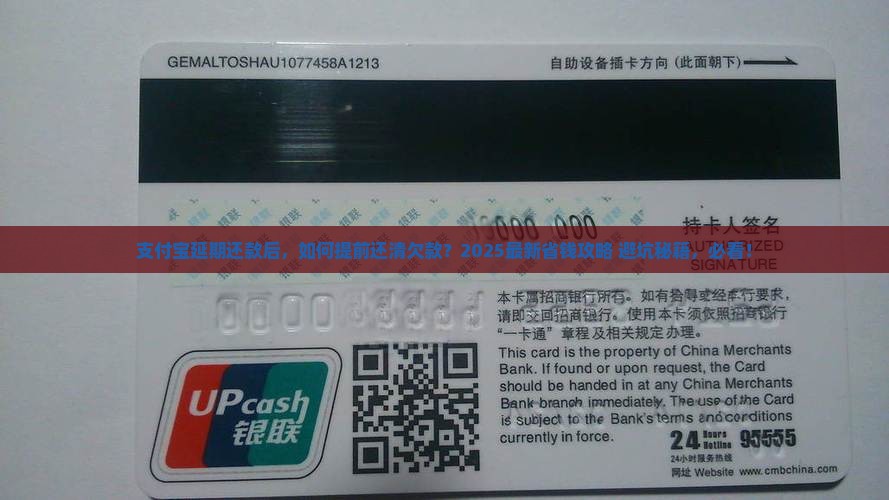 支付宝延期还款怎么提前还欠款