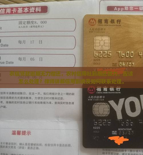农信无能力还款应该如何处理