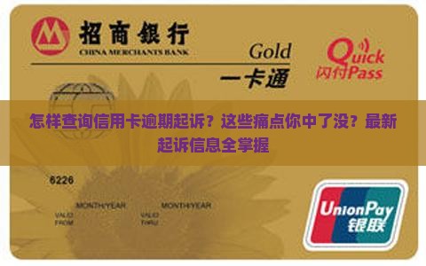 怎样查询信用卡逾期起诉