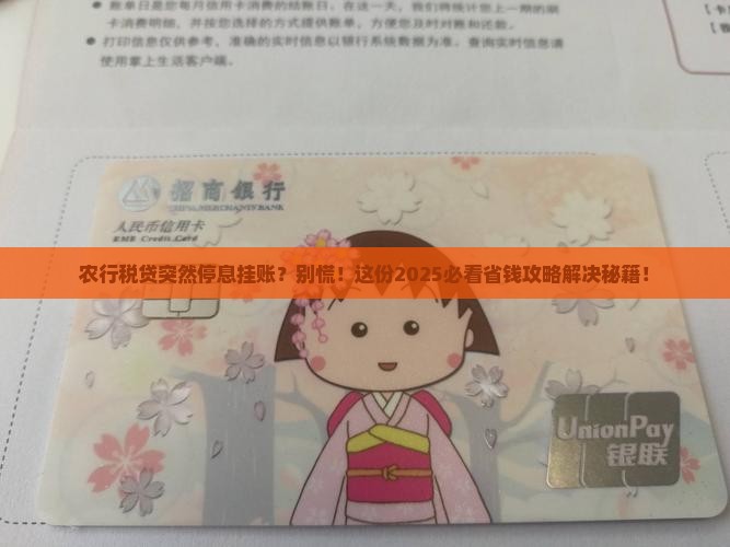 农行税贷停息挂账怎么办才能有效解决问题