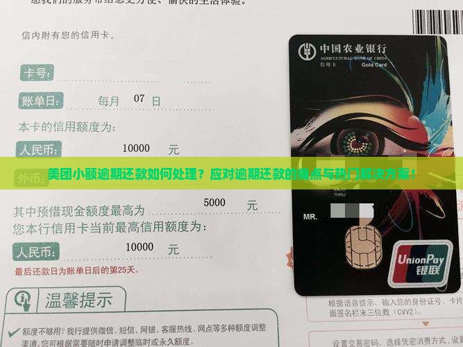 美团小额逾期还款如何处理？应对逾期还款的痛点与热门解决方案！