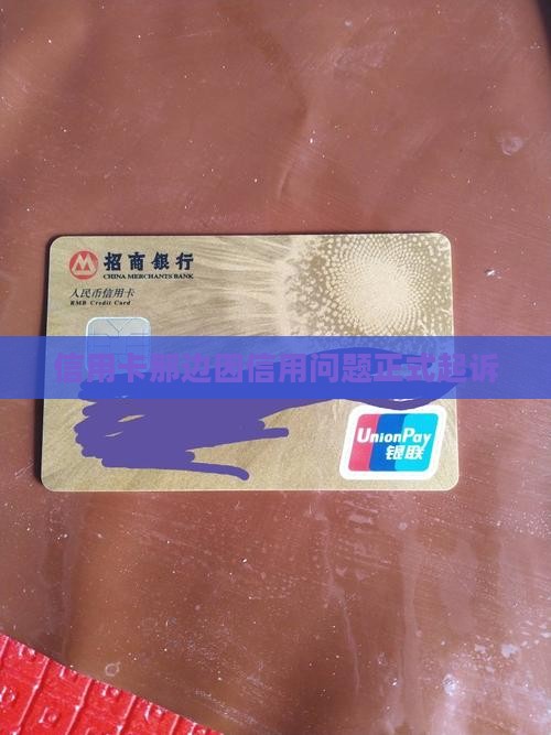 信用卡那边因信用问题正式起诉