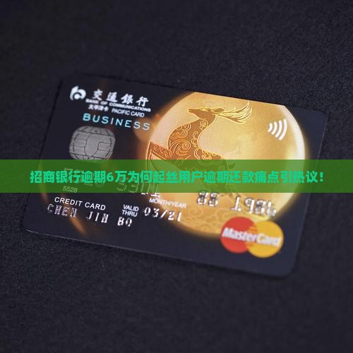 招商银行逾期6万为何起丝用户逾期还款痛点引热议！