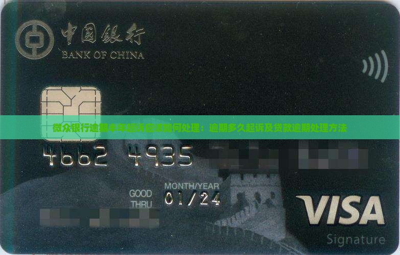 微众银行逾期半年起诉应该如何处理：逾期多久起诉及贷款逾期处理方法