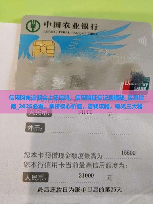 信用购未逾期会上征信吗