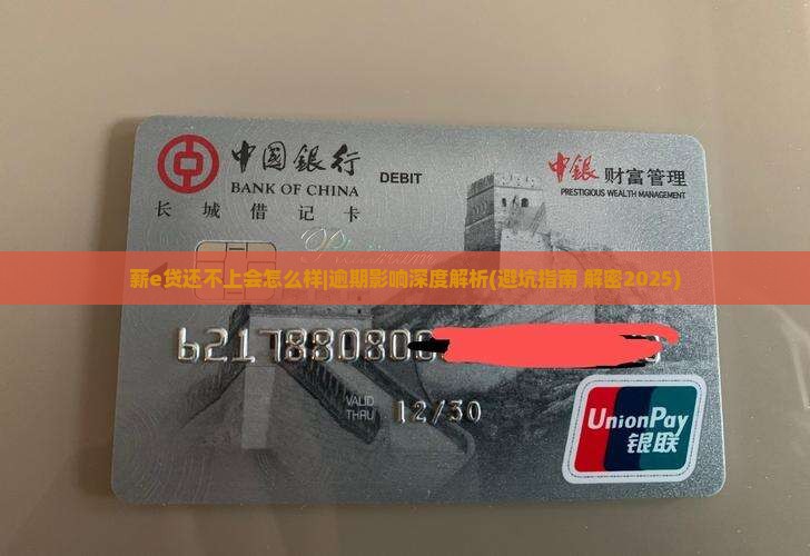 薪e贷还不上会怎么样