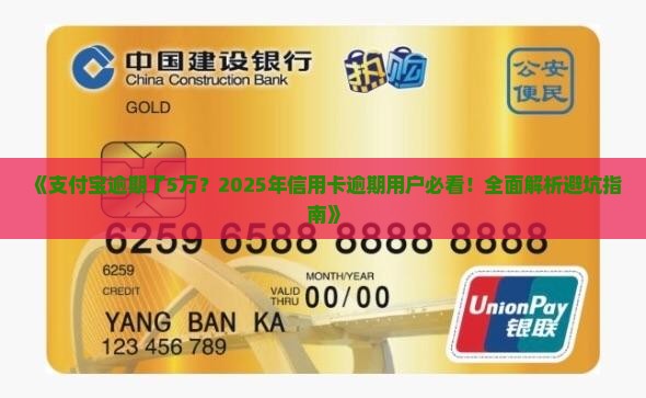 支付宝逾期了5万 支付宝逾期了5万