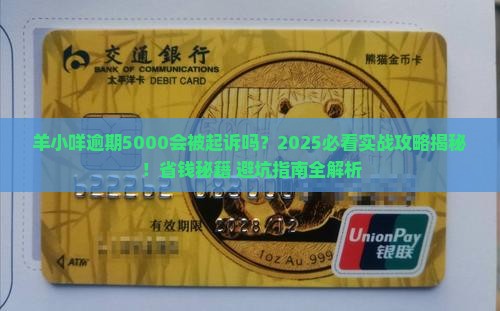 羊小咩逾期5000起诉吗