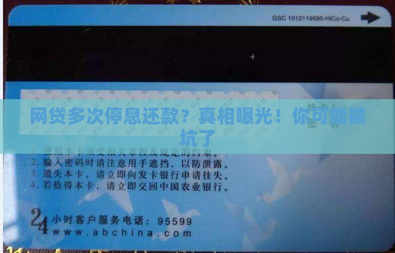 网贷多次停息还款