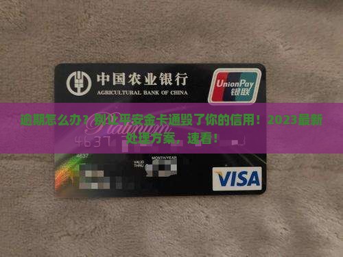平安金卡通逾期怎么办应该怎么处理 平安金卡通逾期怎么办应该怎么处理