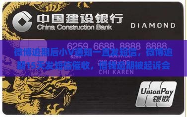 微博逾期后小V通知一直发短信