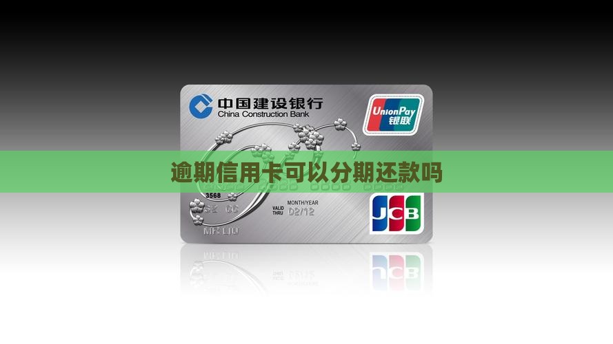 逾期信用卡能分期还吗的答案