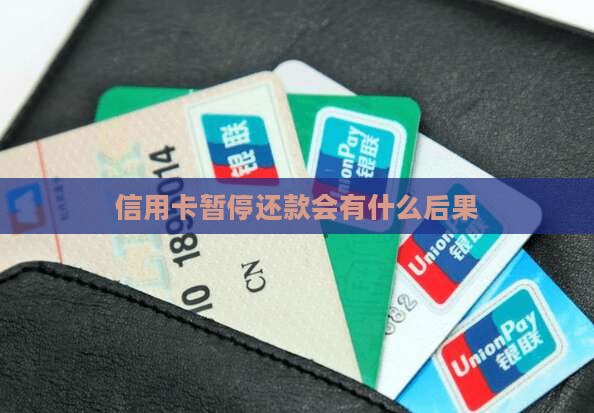 信用卡暂停还款会有什么后果