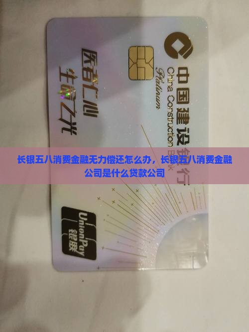 长银五八消费金融无力偿还怎么办