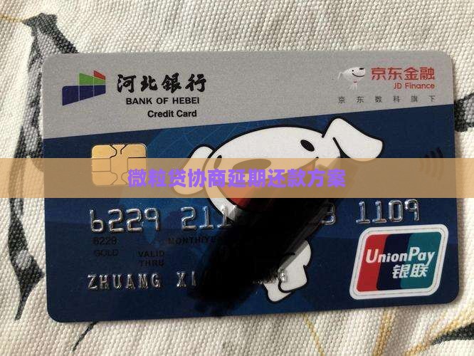 微粒贷协商延期还款方案
