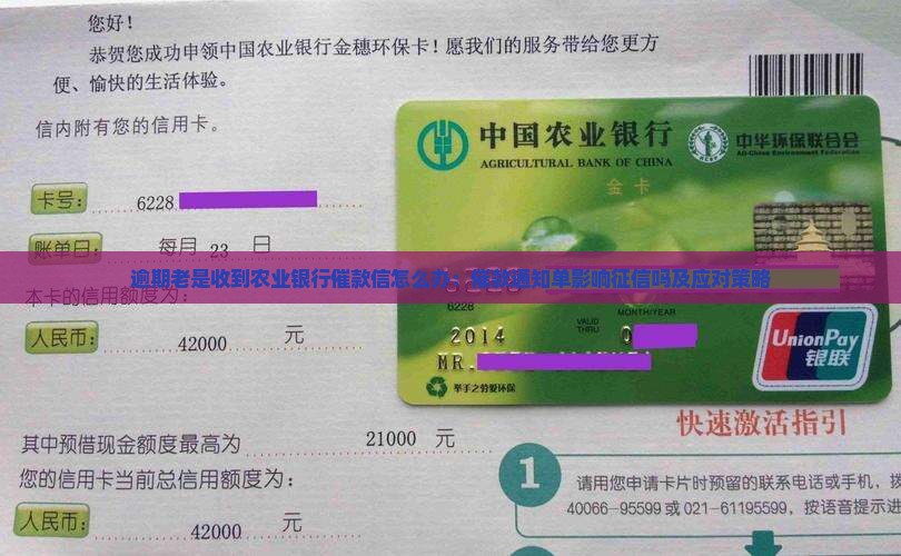 逾期老是收到农业银行催款信怎么办：催款通知单影响征信吗及应对策略