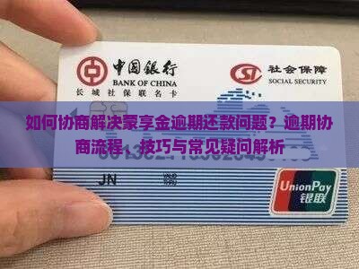 如何协商解决蒙享金逾期还款问题？逾期协商流程、技巧与常见疑问解析