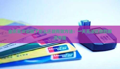 金农易贷逾期了怎么还款有效方法：一天无法还款的解决方案