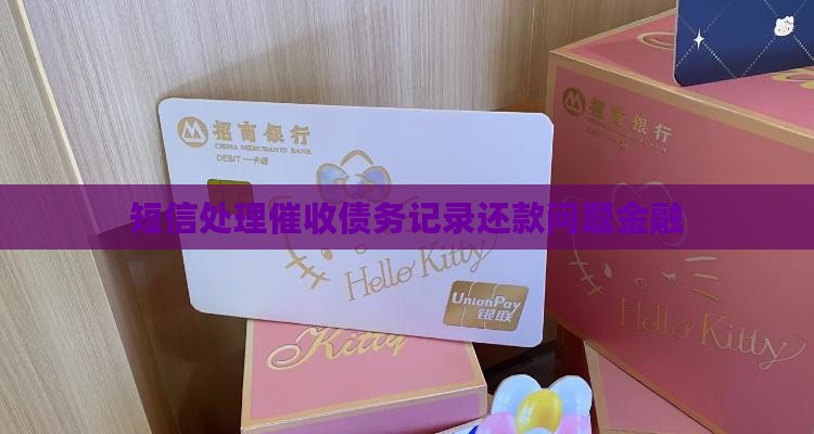 短信处理催收债务记录还款问题金融