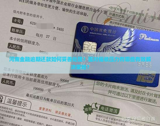 河南金融逾期还款如何妥善处理？面对催收压力有哪些有效解决策略？