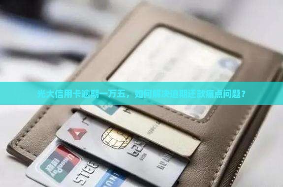 光大信用卡逾期一万五，如何解决逾期还款痛点问题？