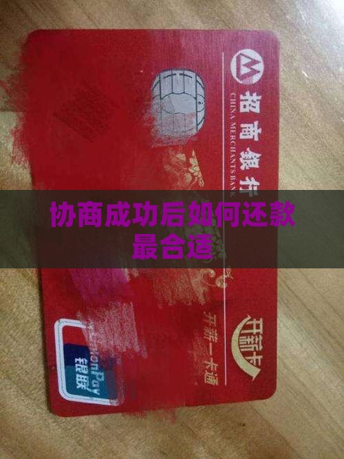 协商成功后如何还款最合适
