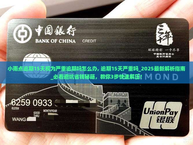 小雨点逾期15天视为严重逾期吗怎么办