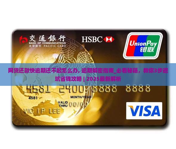 网贷还款快逾期还不起怎么办