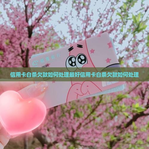 信用卡白条欠款如何处理