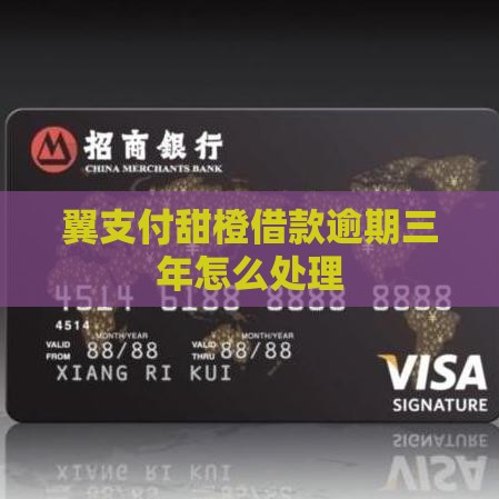 翼支付甜橙借款逾期三年该如何处理