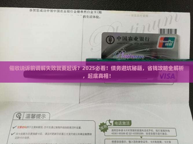 催收说诉前调解失败起诉