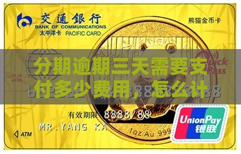 分期乐逾期三天需要支付多少滞纳金