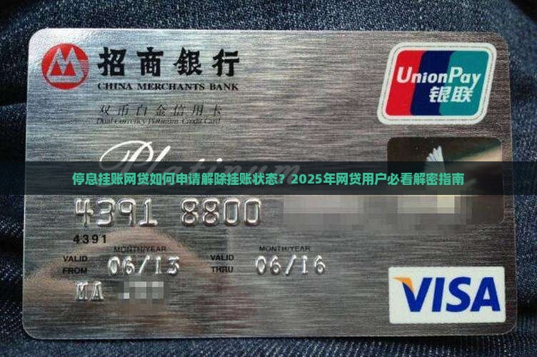 停息挂账网贷如何申请解除挂账状态